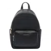 Michael Michael Kors Tanner Medium Backpack In Black Hammered Leather In Black