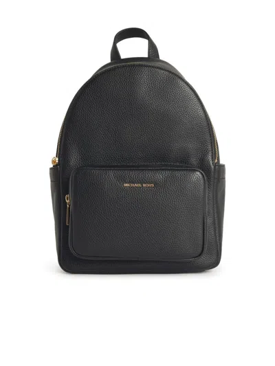 Michael Michael Kors 'tanner' Medium Backpack In Black Hammered Leather