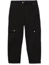 Michael Michael Kors Tapered Cargo Pants In 黑色
