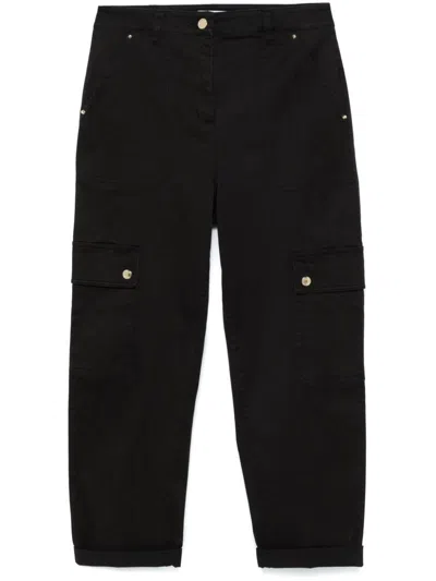 Michael Michael Kors Tapered Cargo Pants In 黑色