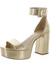 Michael Michael Kors Tara Womens Leather Snake Heels In Multi