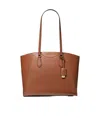 Michael Michael Kors Logo-lettering Tote Bag In Brown
