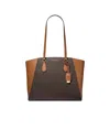 Michael Michael Kors Taryn Tote Bag In Brown