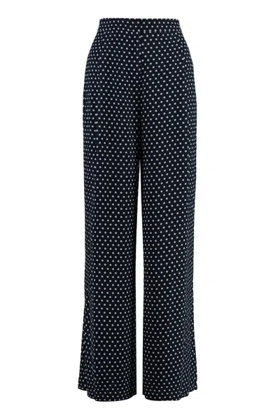 Michael Michael Kors Technical Fabric Pants In Navy