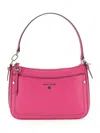 Michael Michael Kors Textured Leather Bag With Adjustable Shoulder Strap And Logo Detail