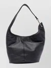 Michael Michael Kors Textured Leather Shoulder Bag With Gold-tone Hardware