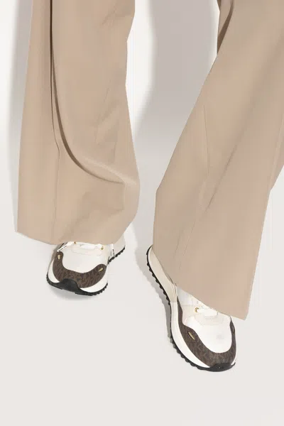 Michael Michael Kors ‘theo' Sneakers In Cream