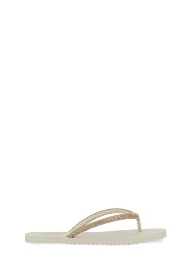 Michael Michael Kors Thong Sandal Jinx In Beige