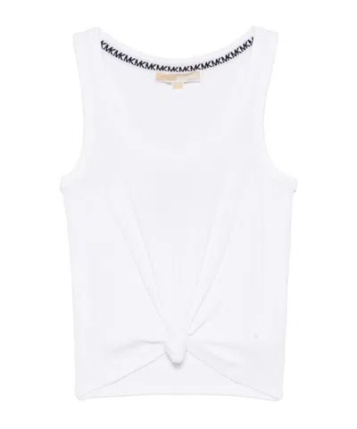 Michael Michael Kors Crew Neck Vest In White
