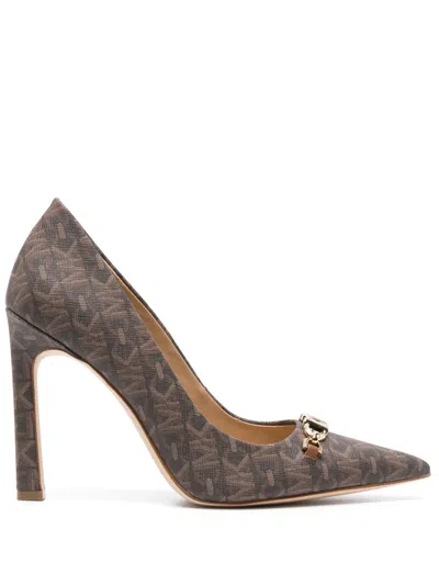 Michael Michael Kors Tiffanie Empire 105mm Pumps In Brown