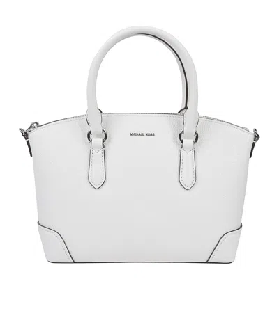 Michael Michael Kors Top Handle Shoulder Bag In White