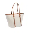Michael Michael Kors Moore Large Buckle Tote Bag In Nude