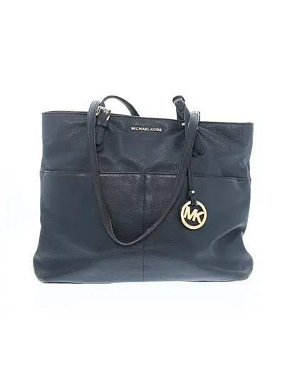 Pre-owned Michael Michael Kors Tote Bag In Blue