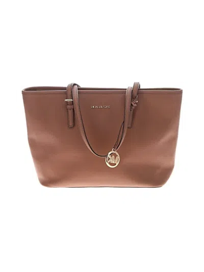 Pre-owned Michael Michael Kors Tote Bag In Brown