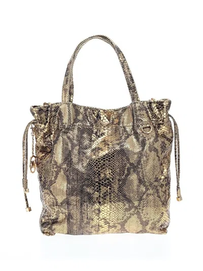 Pre-owned Michael Michael Kors Tote Bag In Gold