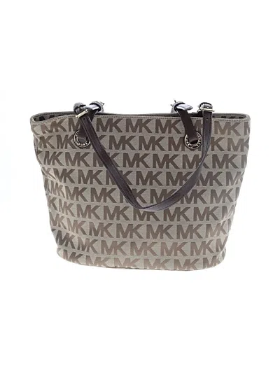 Pre-owned Michael Michael Kors Tote Bag In Gray