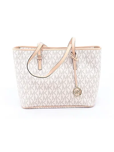 Pre-owned Michael Michael Kors Tote Bag In Ivory