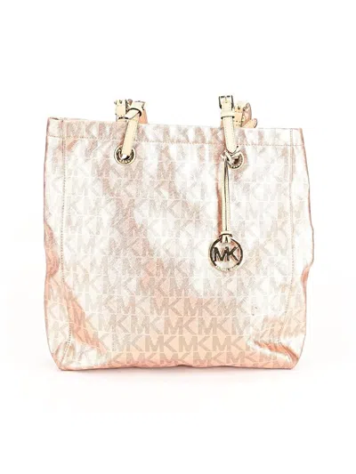 Pre-owned Michael Michael Kors Tote Bag In Pink