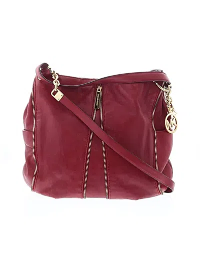 Pre-owned Michael Michael Kors Tote Bag In Red