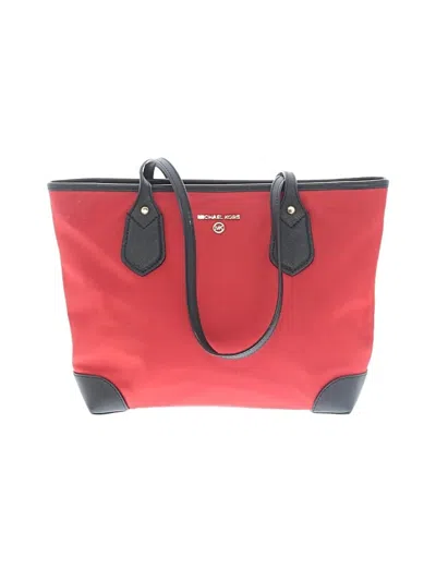 Pre-owned Michael Michael Kors Tote Bag In Red