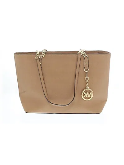 Pre-owned Michael Michael Kors Tote Bag In Tan