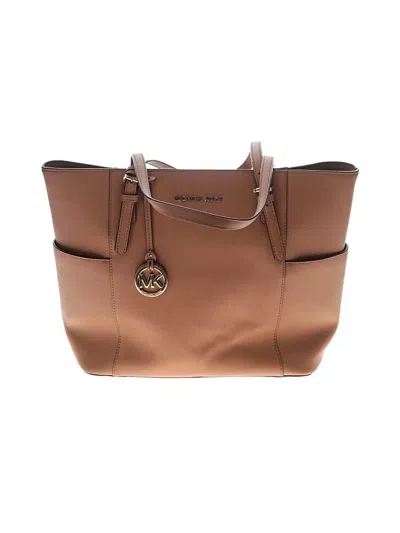 Pre-owned Michael Michael Kors Tote Bag In Tan