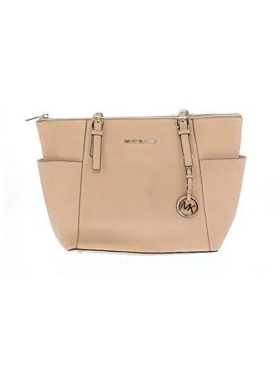 Pre-owned Michael Michael Kors Tote Bag In Tan
