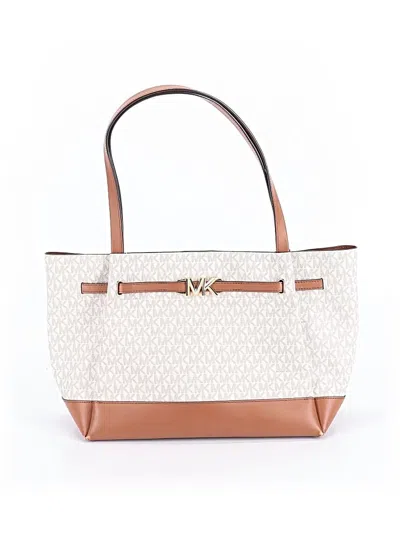 Pre-owned Michael Michael Kors Tote Bag In Tan