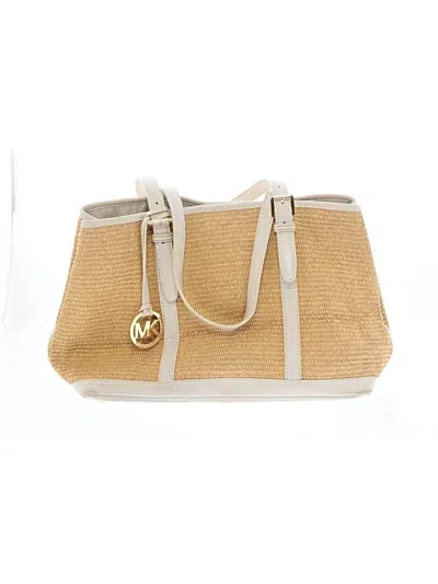 Pre-owned Michael Michael Kors Tote Bag In Tan