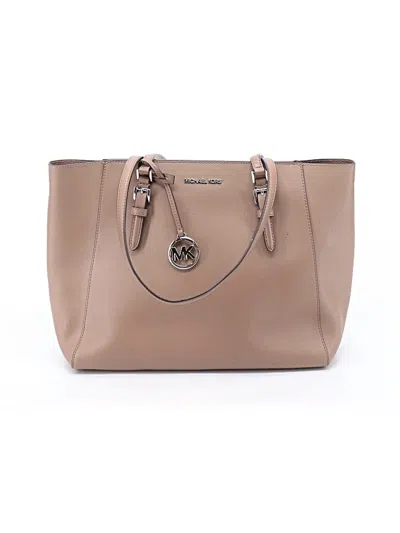 Pre-owned Michael Michael Kors Tote Bag In Tan