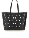 Michael Michael Kors Large Eliza Leather Tote Bag In Black