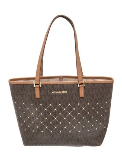 Pre-owned Michael Michael Kors Tote In Neutral
