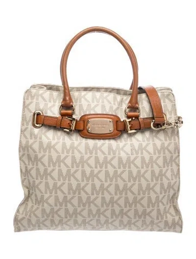 Pre-owned Michael Michael Kors Tote In Neutral