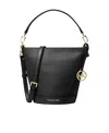 Michael Michael Kors Townsend Leather Bucket Bag In Black