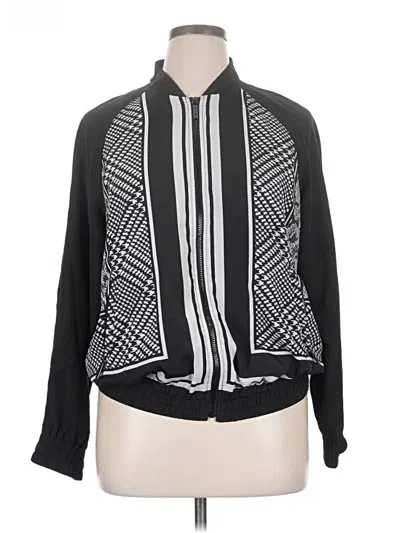 Pre-owned Michael Michael Kors Track Jacket In Black