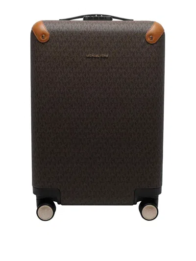 Michael Michael Kors Travel Suitcase In Brown