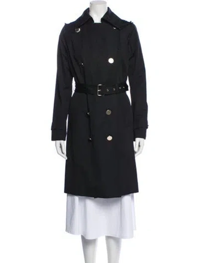 Pre-owned Michael Michael Kors Trench Coat In Black