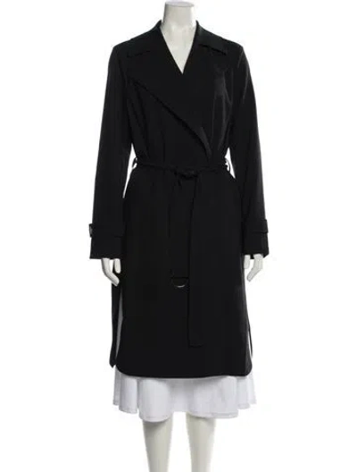 Pre-owned Michael Michael Kors Trench Coat In Black