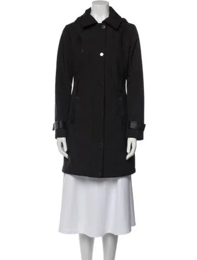 Pre-owned Michael Michael Kors Trench Coat In Black