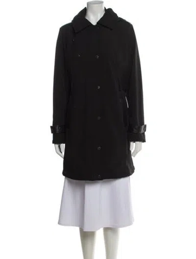 Pre-owned Michael Michael Kors Trench Coat In Black