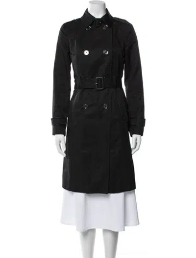 Pre-owned Michael Michael Kors Trench Coat In Black