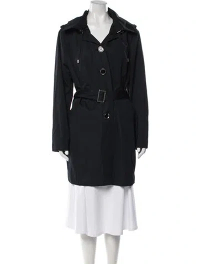 Pre-owned Michael Michael Kors Trench Coat In Black
