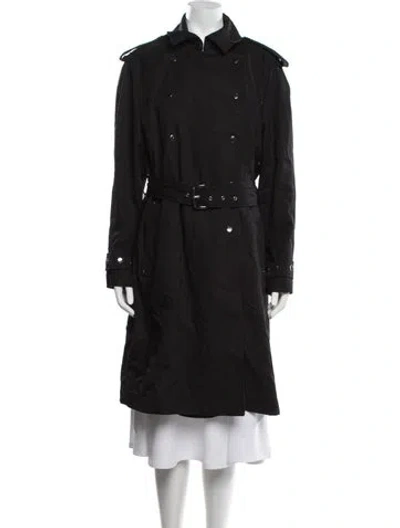 Pre-owned Michael Michael Kors Trench Coat In Black