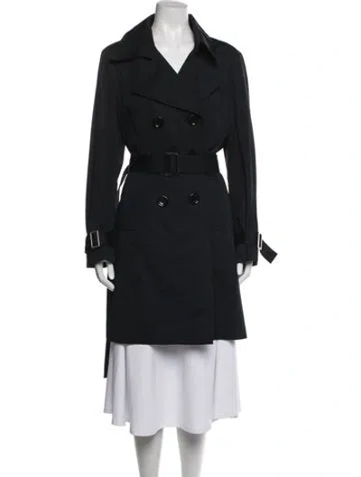 Pre-owned Michael Michael Kors Trench Coat In Black