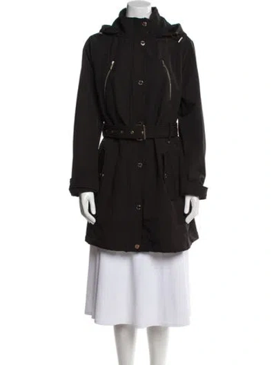 Pre-owned Michael Michael Kors Trench Coat In Blue