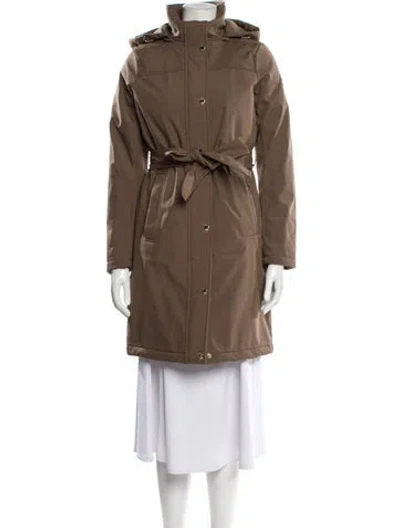 Pre-owned Michael Michael Kors Trench Coat In Brown