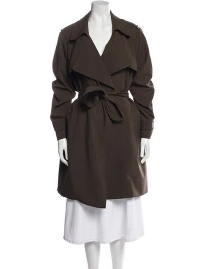 Pre-owned Michael Michael Kors Trench Coat In Brown