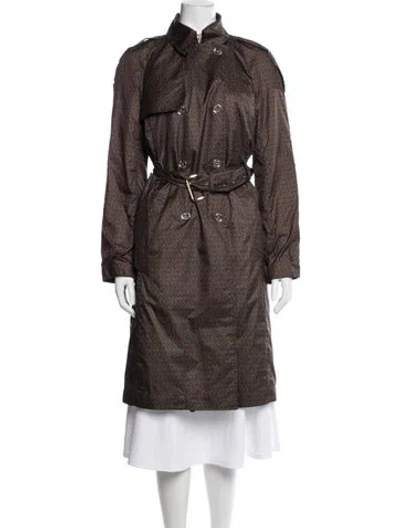 Pre-owned Michael Michael Kors Trench Coat In Brown