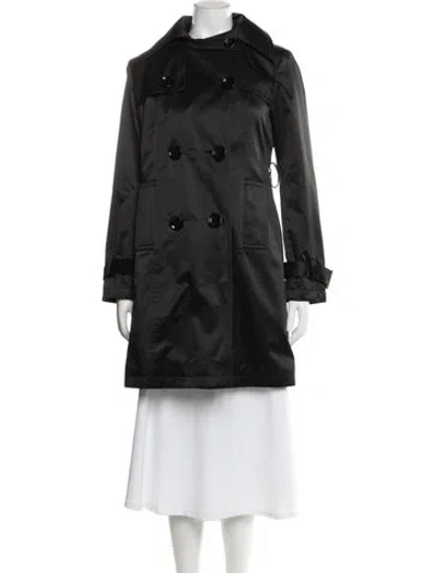 Pre-owned Michael Michael Kors Trench Coat In Gray