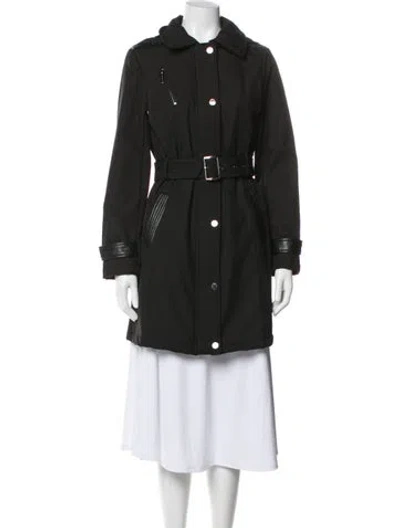 Pre-owned Michael Michael Kors Trench Coat In Green